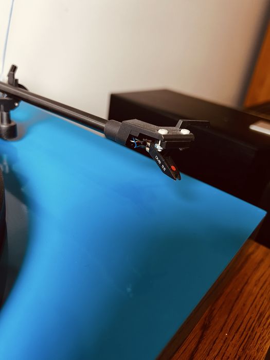 Вініловий програвач Pro-Ject Debut II блакитний Hi-Fi Австрія ремінний програвач вінілу