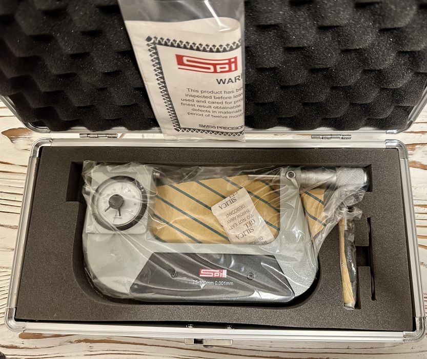 Мікрометр ричажний індикаторний , скоба ричажна 25-100мм SPI, США