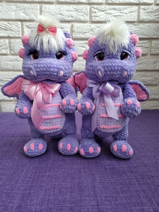 В'язаний дракон. Подарунок. Ручна робота