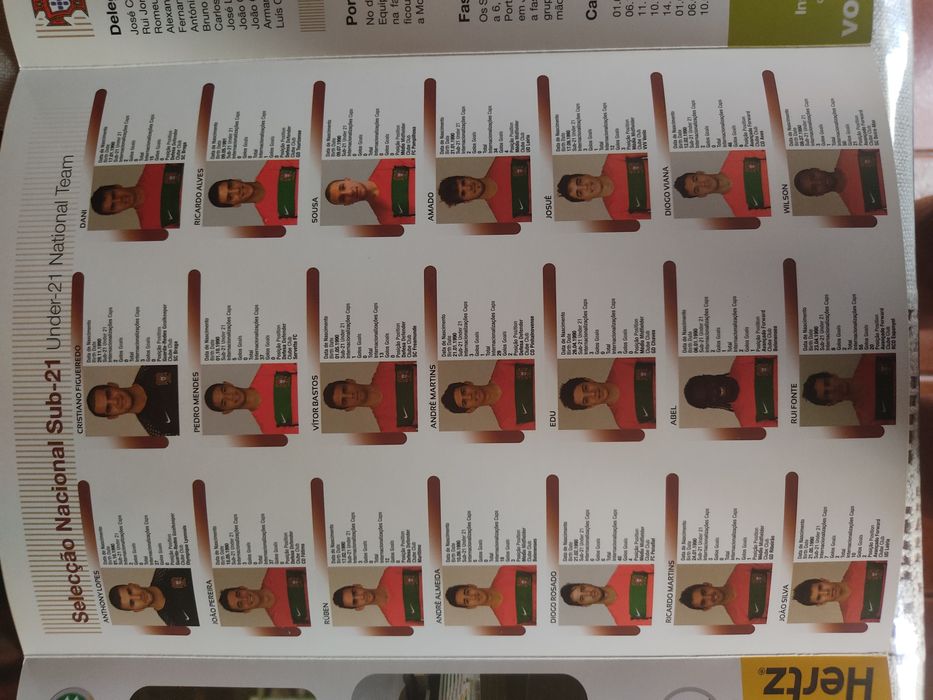 Programa de jogo portugal-alemanha e Portugal Áustria sub-21 2011