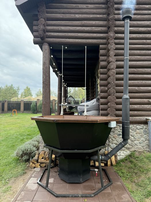 Подобово будинок з чаном та сауною біля озера і лісу Koshara_chalet