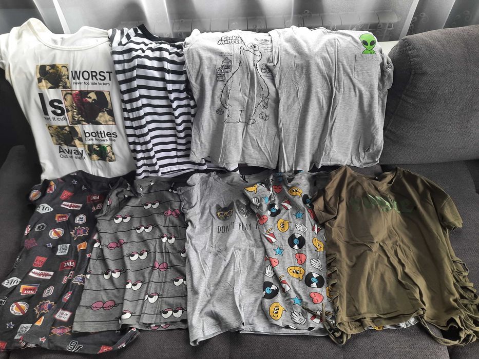 Paka ubrań 36-38 s-m 16 elementów