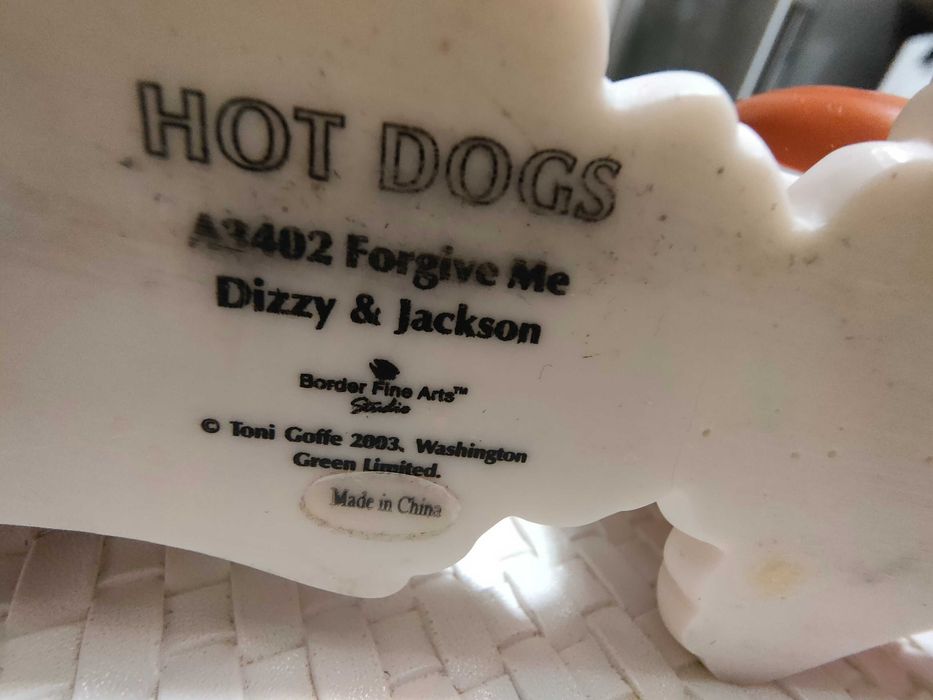 Вінтажна статуетка Собачки Hot Dogs "Forgive Me" Dizzy & Jackson A3402