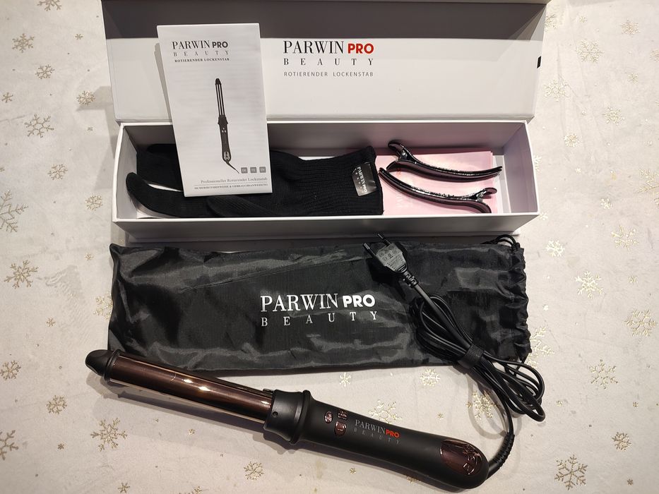 Automatyczna obrotowa lokówka do włosów Parwin Pro Beauty