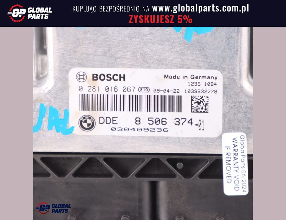 BMW E60 E87 E90 120D 177 KM N47 ECU Komputer Silnika DDE
