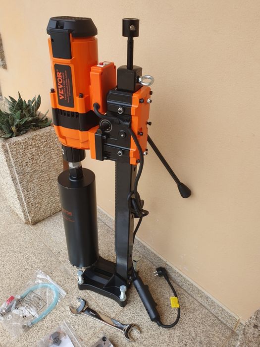 Máquina Carotes Vevor 3500W + Broca Diamantada Ø127mm e Kit Completo