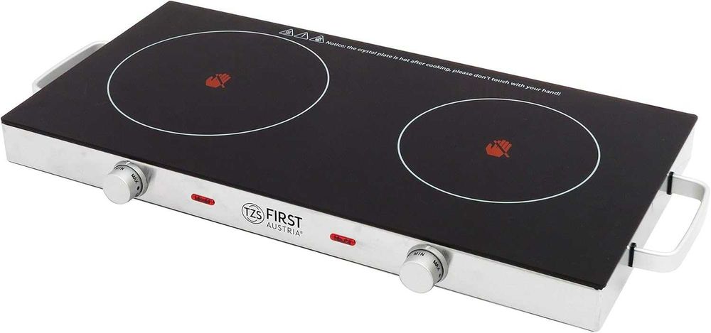 Kuchenka Przenośna First Austria 2800 W 2-Palnikowa Szkło Ceramiczne