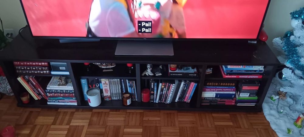 Movel tv castanho escuro