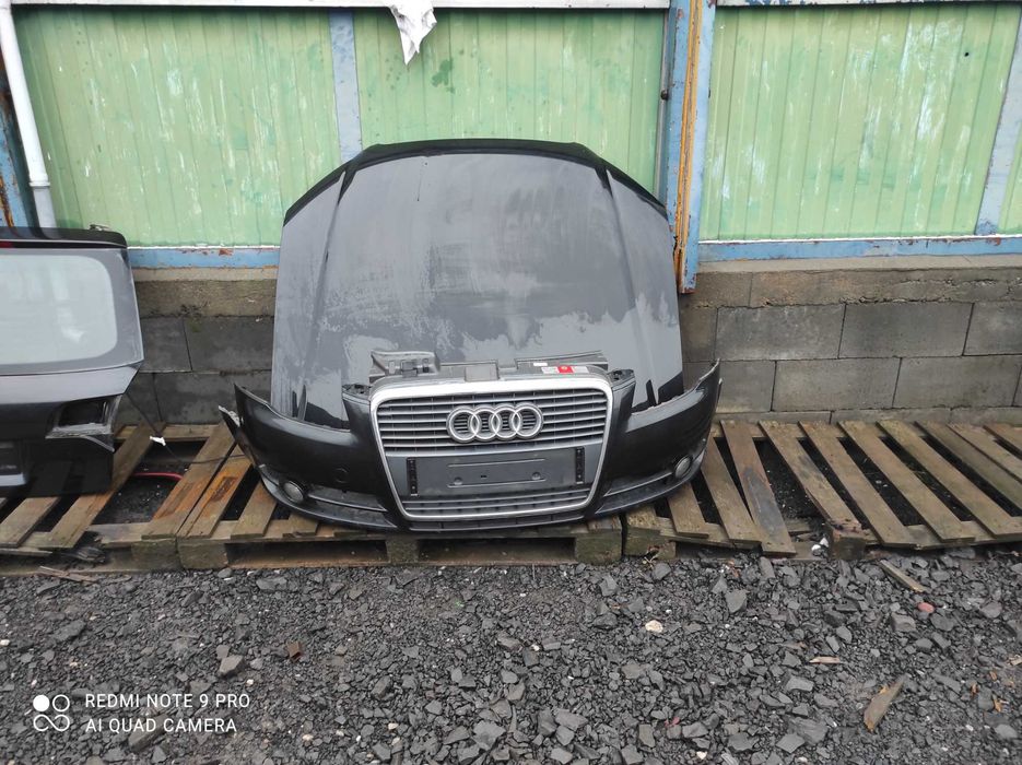 Audi a4 b7 LZ9Y maska zderzak wzmocnienie lampy w kolor