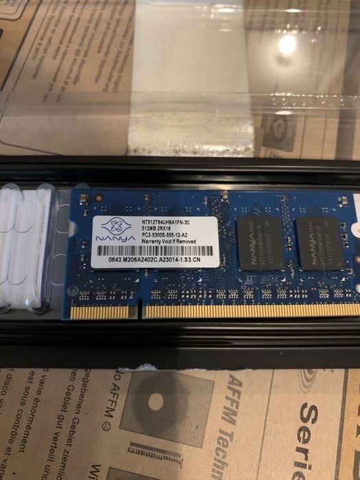 Memória 1gb pc2-5300