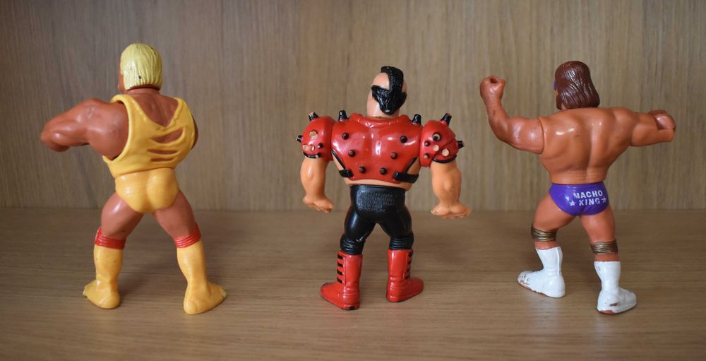 Lote de 3 Figuras Hasbro de Wrestling