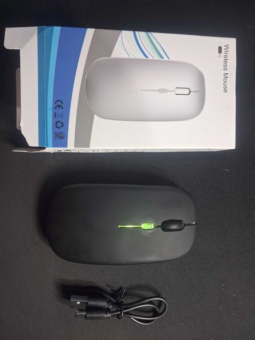 Wireless Mouse 2.4GHz Bluetooth recarregável