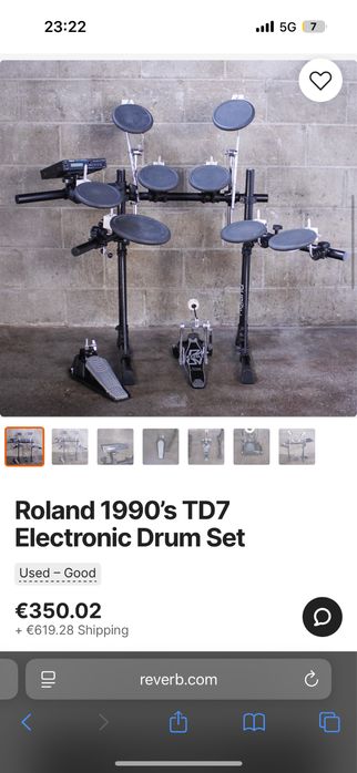 bateria eletronica Roland