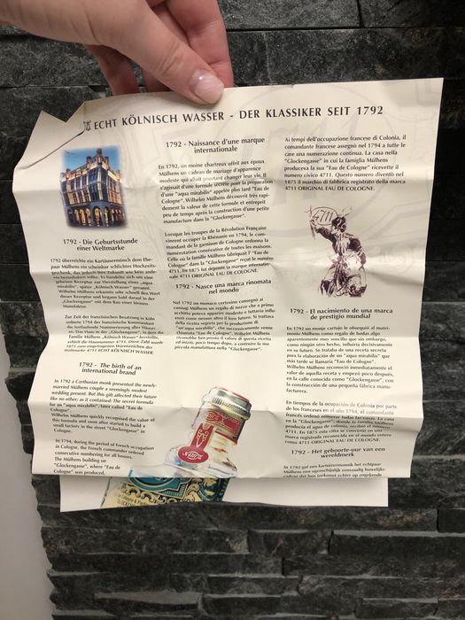 Одеколон унісекс