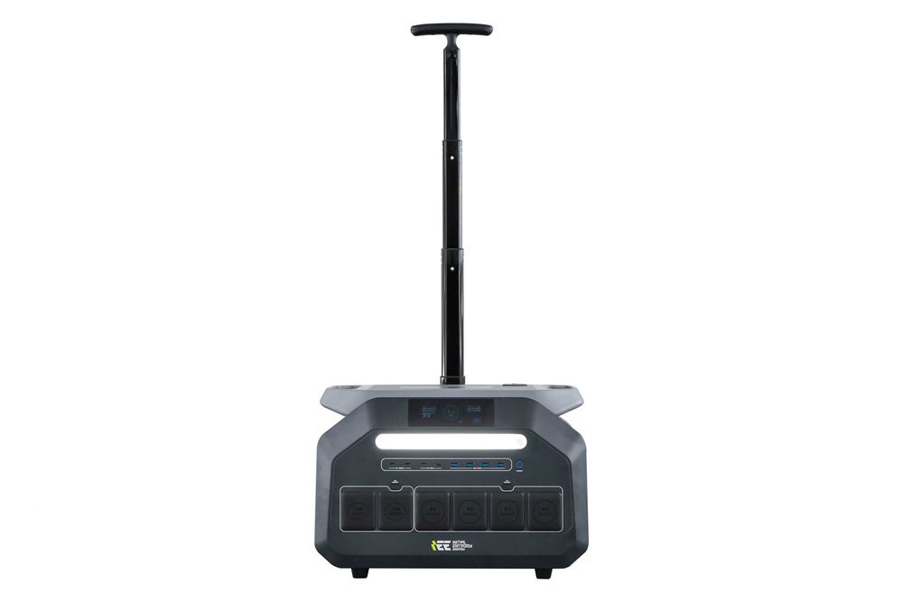 Estação Energia Solar IEETek 3200W/6400W MPPT 1000W 2048Wh BT e WI-FI