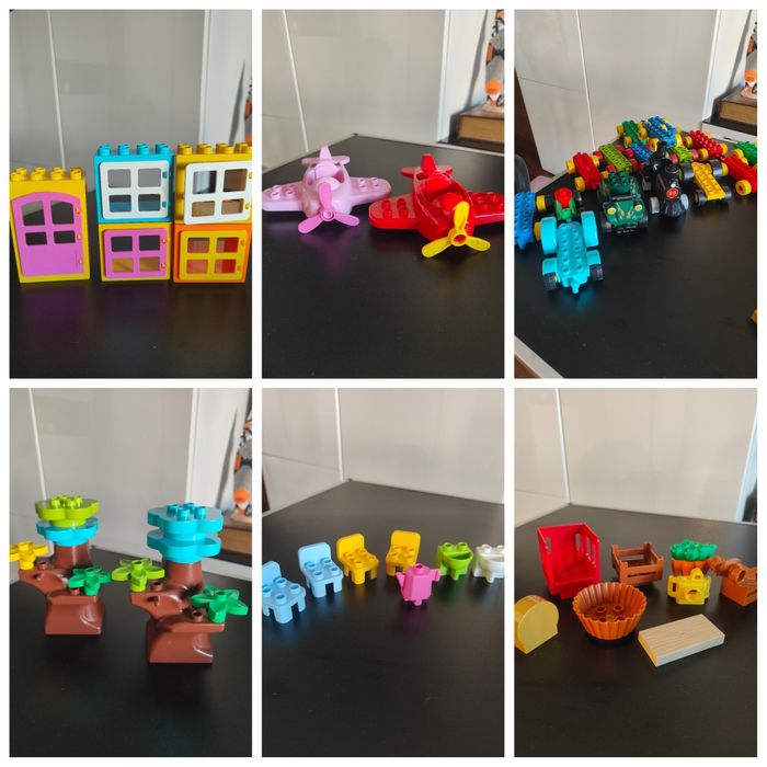 Conjunto LEGO Duplo com 548 peças