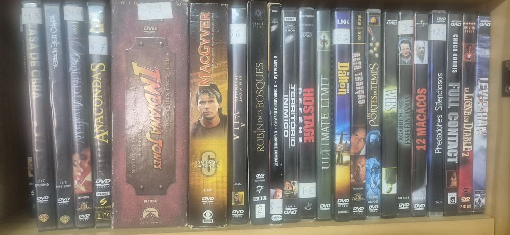 Dvd's bem estimados filmes anos 80 coleção.
