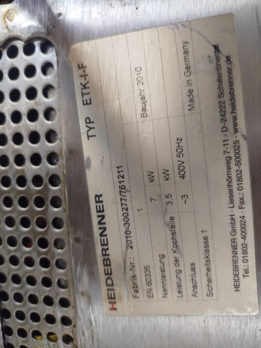 Професійна індукційна плита Heidebrenner EN60335