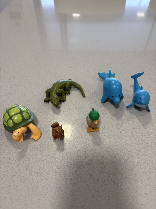 Conjunto de figurinhas de animais