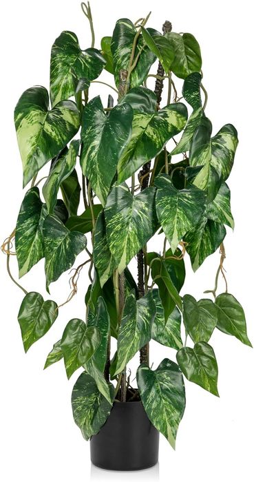 Sztuczny filodendron doniczkowy - realistyczny, zielony, 76 cm