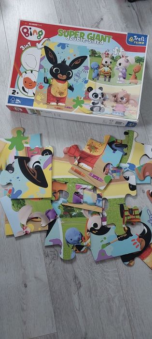 Puzzle bing, giga dla 2 latka