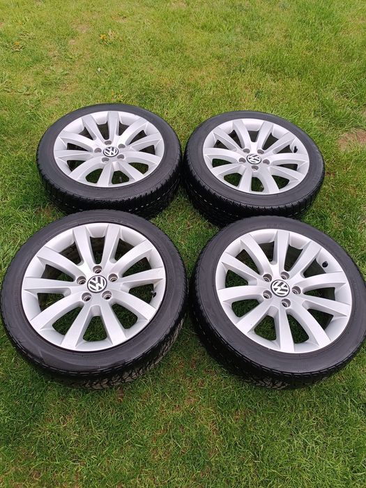 Koła felgi z oponami letnimi Uniroyal VW 5x112 ET 33