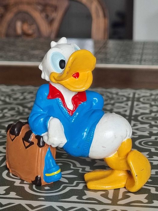 Kolekcjonerska figurka Kaczora Donalda z lat 80-tych Bullyland