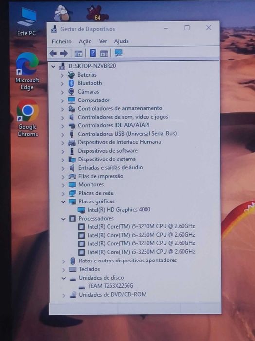 HP i5 8Gb Ram SSD 2 discos