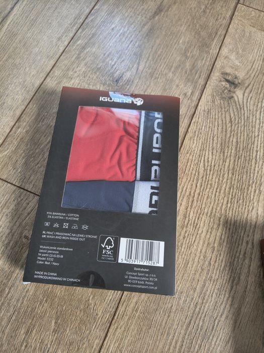 Bokserki męskie iguana XXL