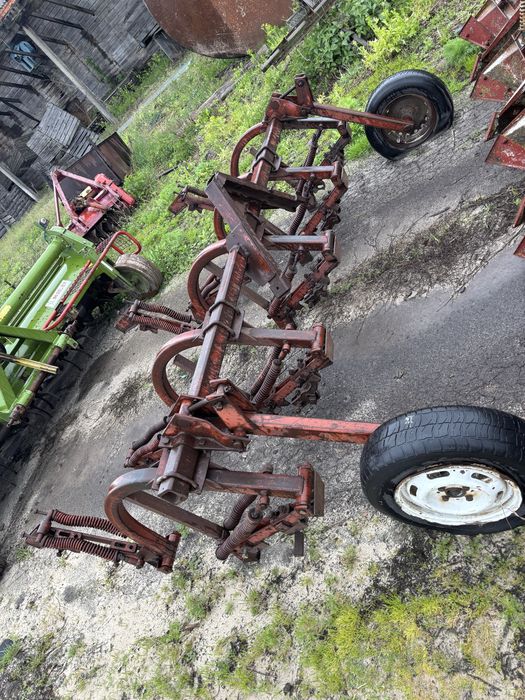 Культиватор для окучки та прополки картоплі 4 ряди з їжаками