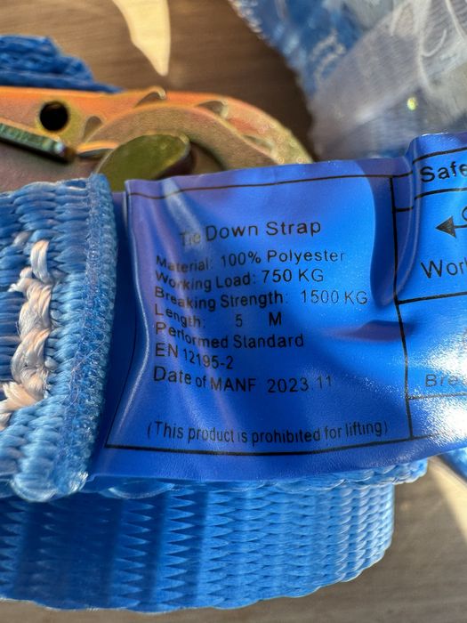 Стяжні ремені 1,5 тонн-5 метрів