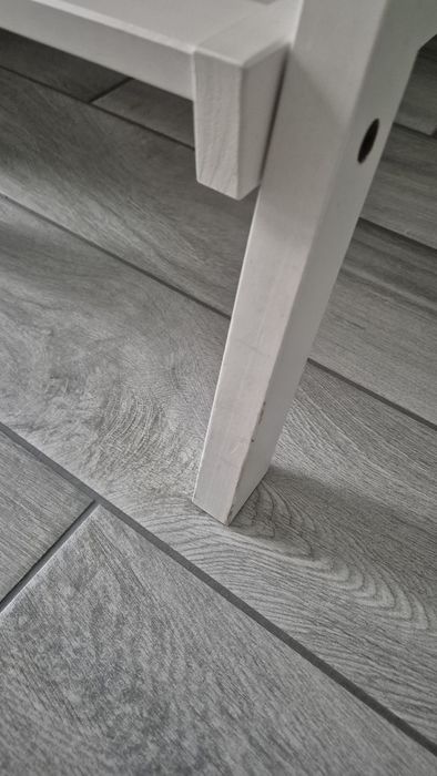 Lustro ikea isfjorden Biała bejca