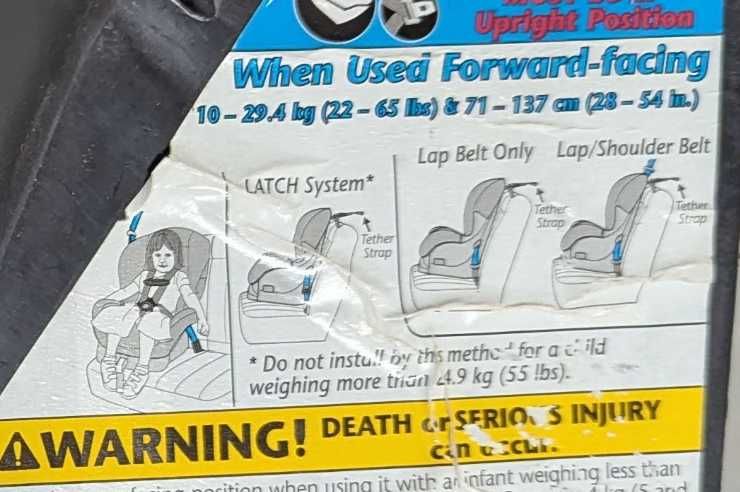 Автокрісло з ISOFIX  від 2.3кг до 29 кг