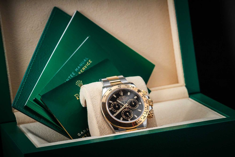 Zegarek Rolex Cosmograph Daytona 40mm czarna tarcza