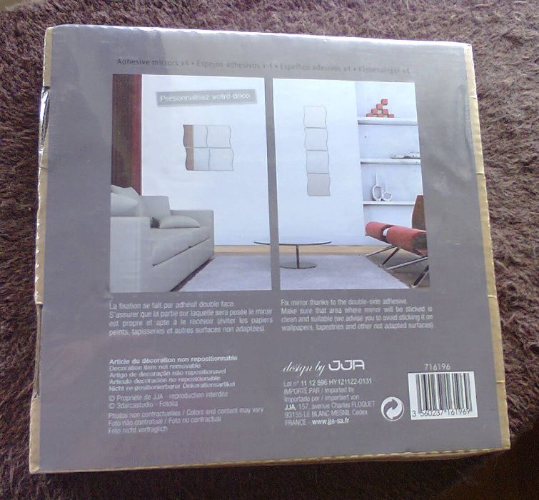 4 espelhos/ladrilhos p/ cozinha NOVOS