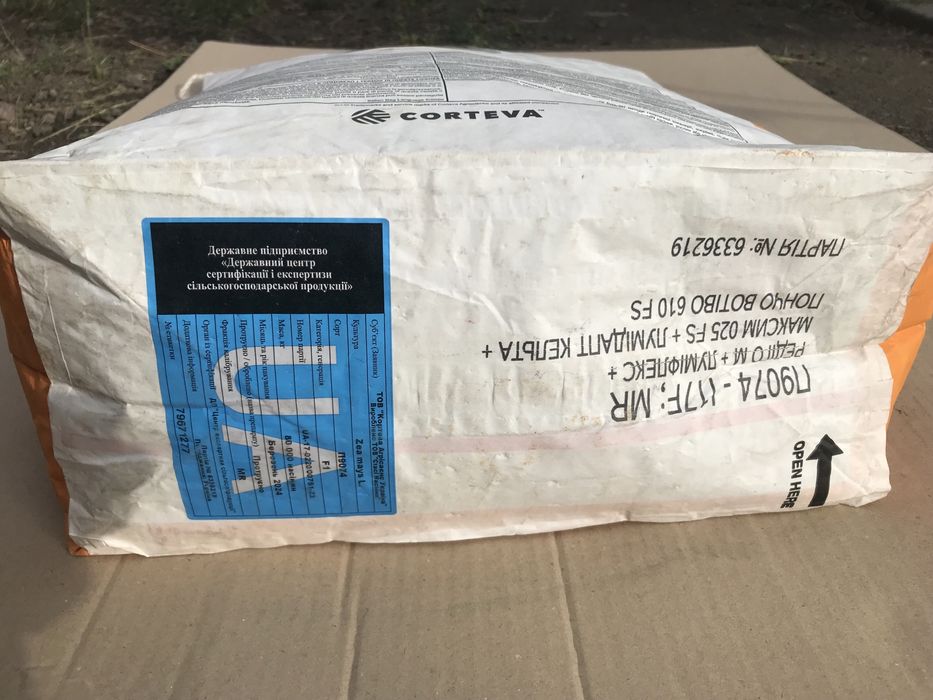 Кукурудза. Насіння