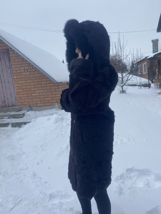 Шуба з кози натуральна зимова