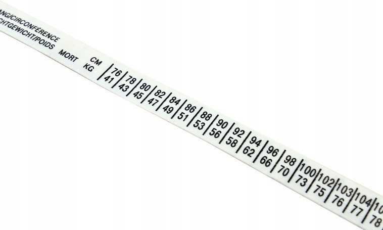 Miara zoometryczna, taśma do ważenia zwierząt trzody, bydła