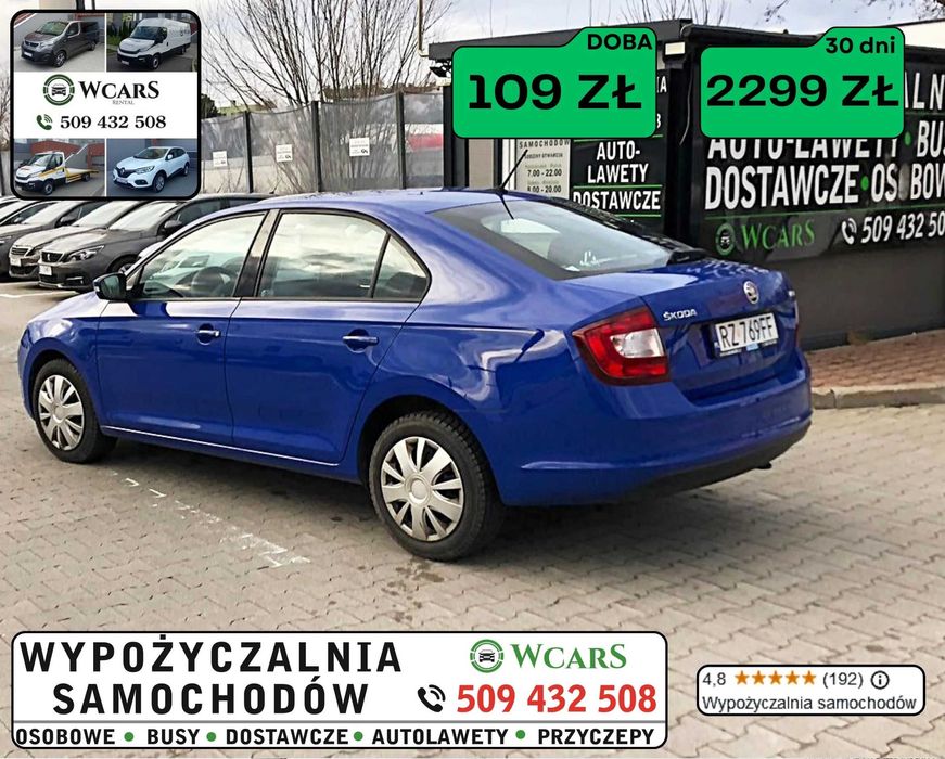 Osobowe wynajem samochodu wypożyczalnia samochodów dostawcze wypożycz