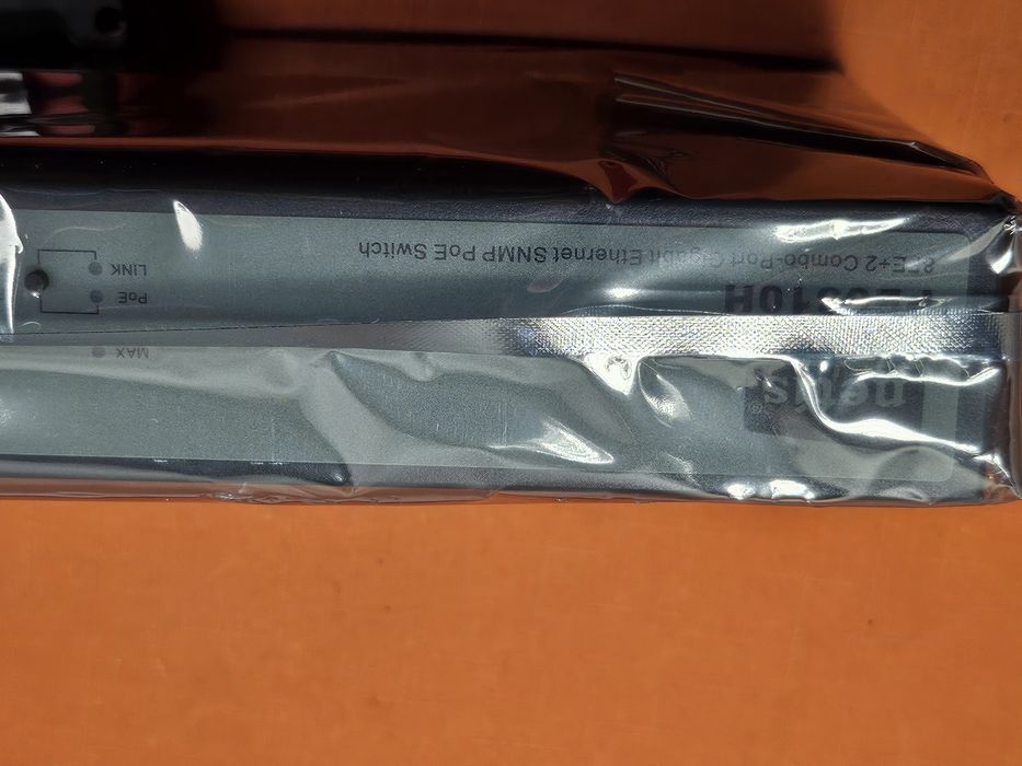 nowy switch gigabit netis pe6108gh poe 8 portow kabel zasilajacy