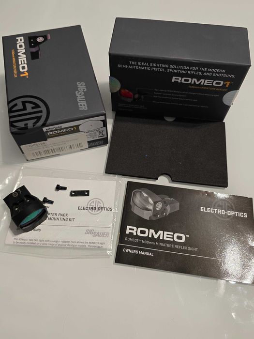 celownik kolimatorowy kolimator Sig Sauer Romeo 1 3MOA jak nowy.