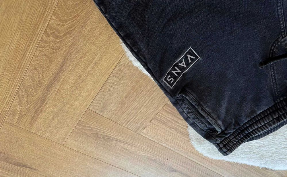 Vans szorty spodenki S dresowe ala jeans czarne