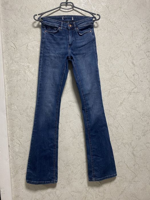 Джинси кльош, темно сині хс