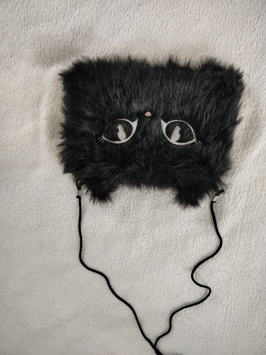 Torebka na ramię czarny kotek dla dzieci