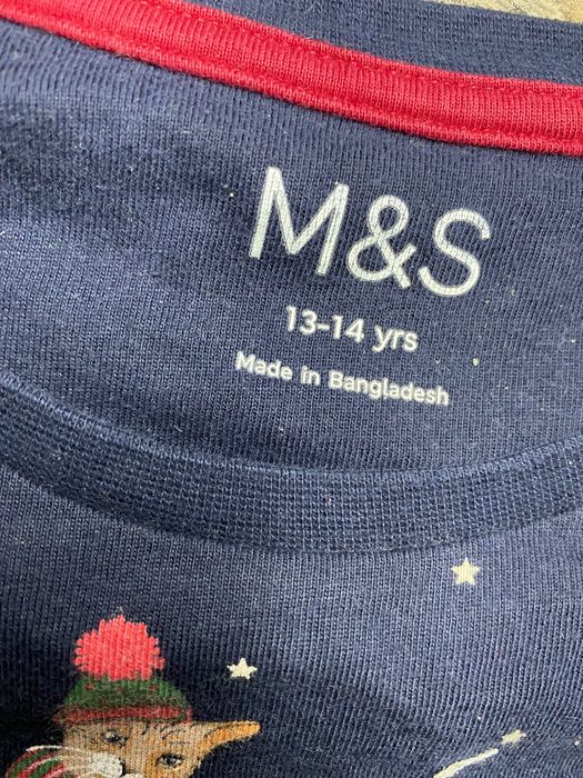 Бавовняна піжама із звірятами дівчинці 13-14р.Комплект кофта-штани