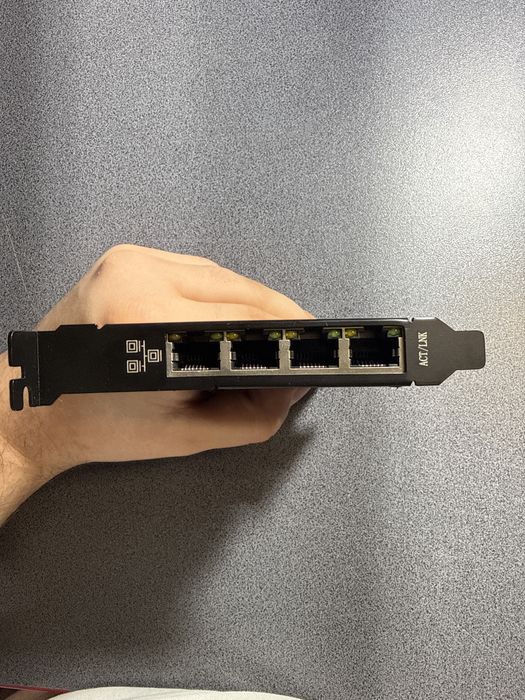 4-portowa karta sieciowa PCIe