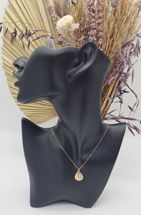 Złoty naszyjnik / celebrytka / łezka / złoto 585 / 14K