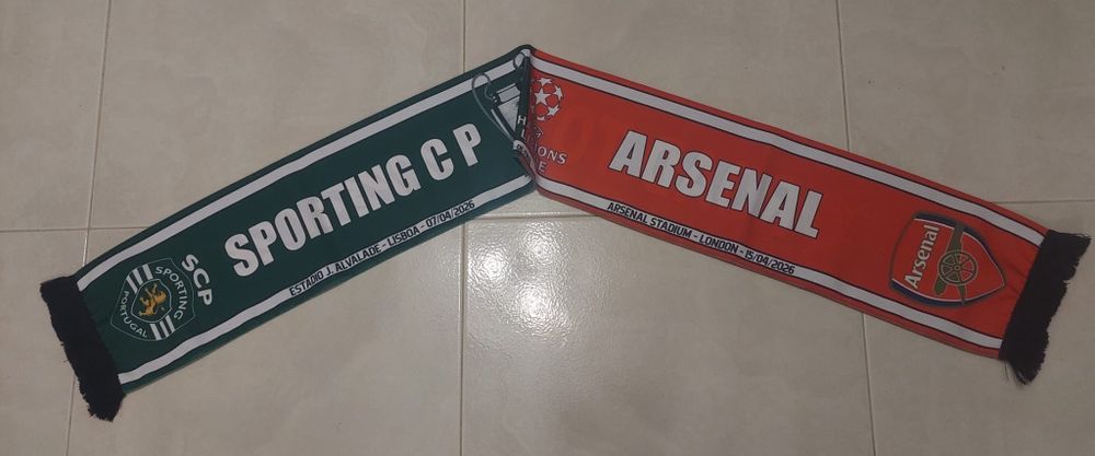 Cachecol Sporting -Arsenal