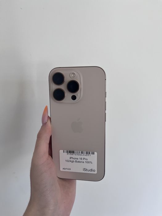 RATY 0% iPhone 16 Pro 1024 GB Faktura VAT 23% BATERIA 100% GWARANCJA 12 miesiecy !!!