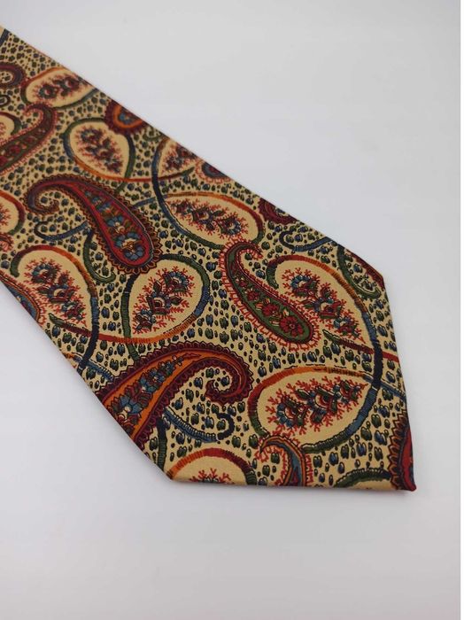 Harrison włoski jedwabny krawat paisley